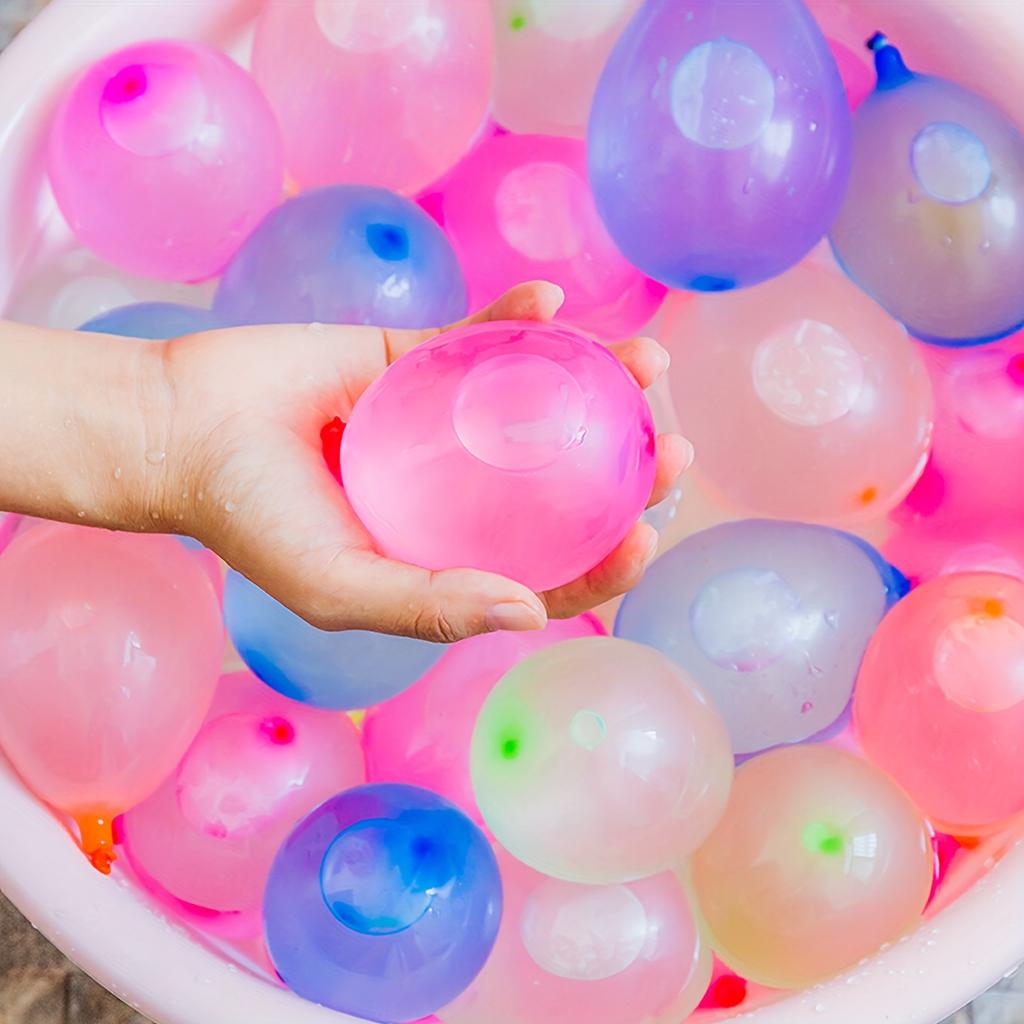 111-Piece Quick Fill Water Balloons Set - Self-Sealing, Perfect For Summer Outdoor Fun & Water Fights, Assorted Colors