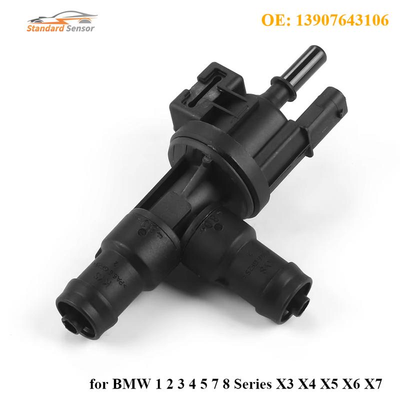 1390-7643-106 NEW Car Carbon Tank Valve for BMW 1 2 3 4 5 7 8 Series X3 X4 X5 X6 X7 Fuel Tank Air Breather Valve 13907643106
