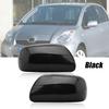 Пара крышек на зеркала заднего вида, глянцево-черные, для Toyota Yaris 2007-2011, для Toyota Prius 2004 2005 2006 2007 2008 2009, левая водительская и правая пассажирская