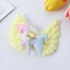 Cartoon Unicorn Baby Hair Clips Wing Horse Hairpins Shiny Hair Bow Kids Headwear Christmas Birthday Gift Girls Hair Accessories