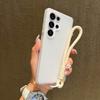 Ремешок-шнурок Чехол-бампер из желе для Samsung Galaxy S26 S25 S24 S23 S22 Ultra Plus FE A36 A35 A54 A16 A56 A17 A37 A57