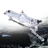 Aluminum Alloy Front Gearbox Assembly Fit for MN D90 MN 91 FJ 45 Upgrade Accessories(Silver MN 007S )