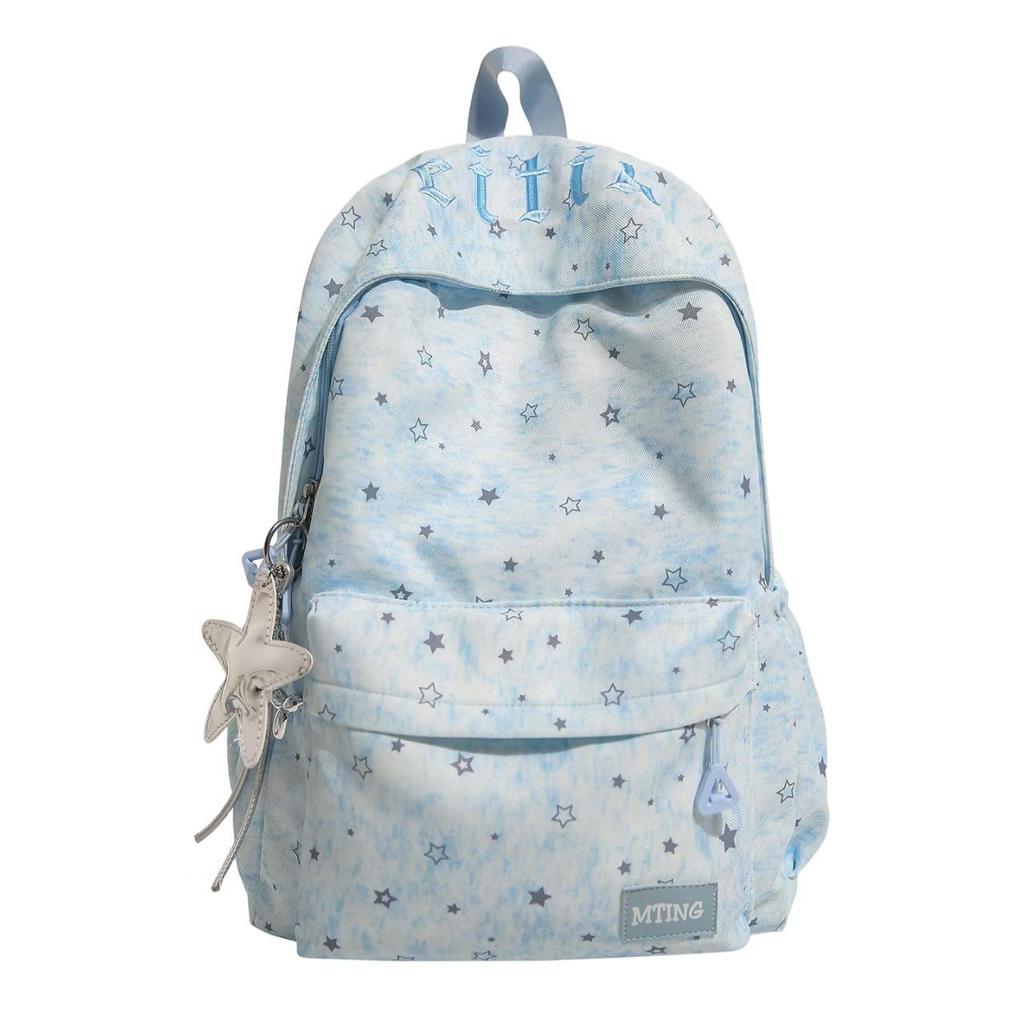 Schoolbag new high-value Korean ins style girl heart casual lightweight schoolbag female junior high school backpack student backpack