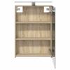 Bathroom Mirror Cabinet with Door Sonoma Oak 50 x 14.5 x 70 cm