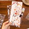 2 листа Творческие Персонажи Жизнь Маленький Узор ПЭТ Наклейки DIY Дневник Чехол для Телефона Скрапбукинг Эстетика Канцелярские Наклейки