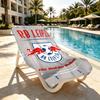 RB Leipzig Print Beach Towel Design, Soft, Lightweight. for Home Bathroom, Spa, Pool, Yoga, Surfing, Camping, Gift for Family, Friend
