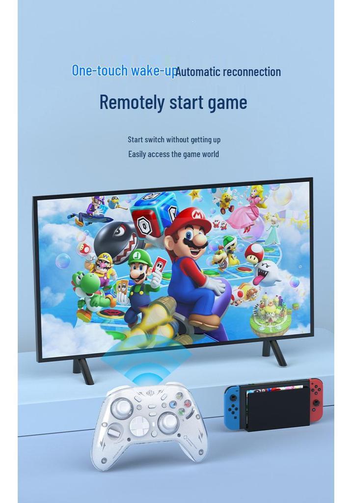 Kirin Switch Bluetooth Dual Hall Vibration Controller for PC, TV, iOS - Black Myth Wukong Edition