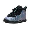 Nike Кроссовки Foamposite One PRM, устойчивые к скольжению и истиранию, средней высоты, для малышей, черные, разноцветные, для младенцев и малышей AO8038-009