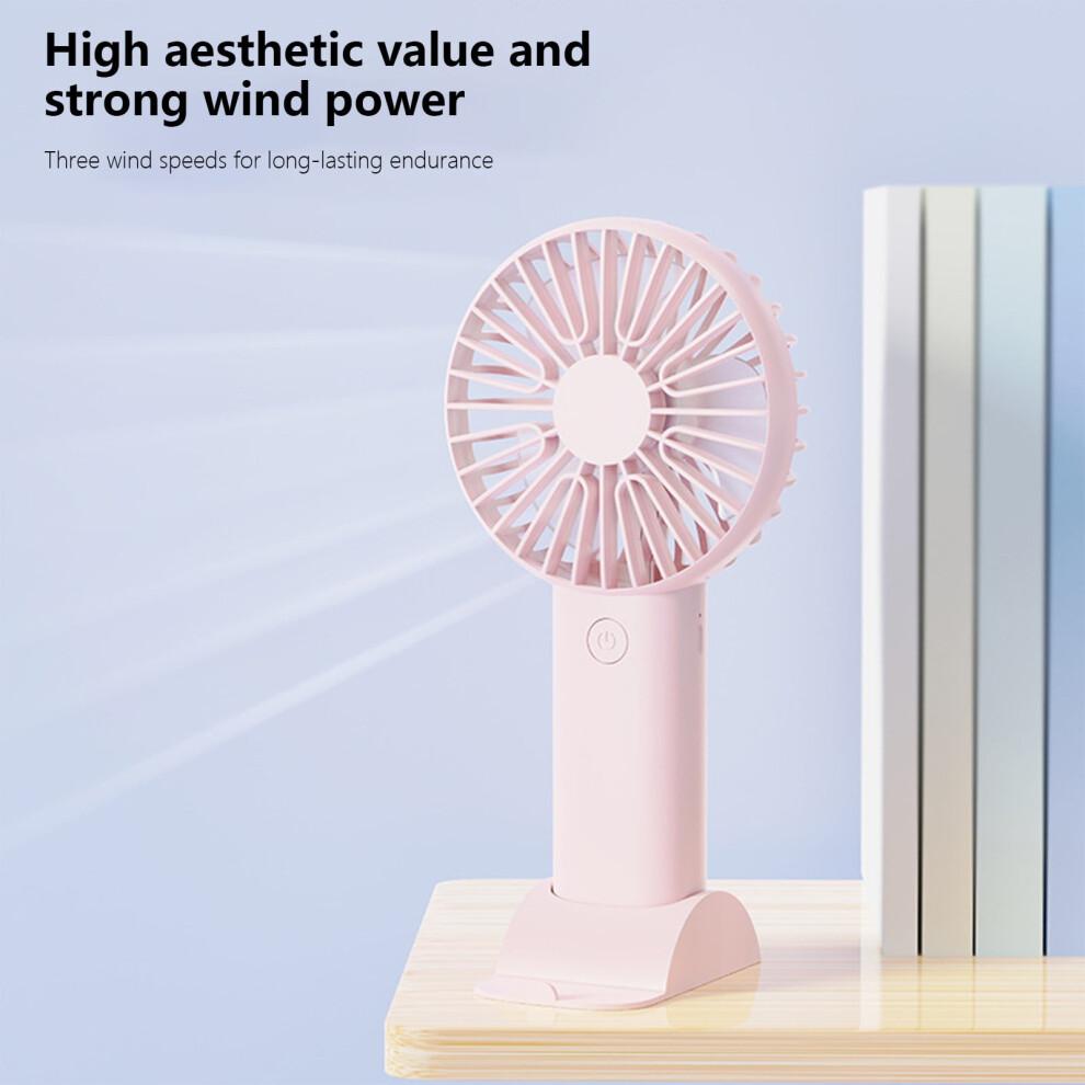 Gnobogi Handheld Fan Usb Rechargeable Mute Desktop Dormitory Small Fan Portable Outdoor High Wind Power Mini Handheld Fan on Clearance