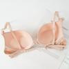 Sexy Gathered Front Clasp Girls Bra Candy Color Glossy One-line Beautiful Back Thin Underwear Bras