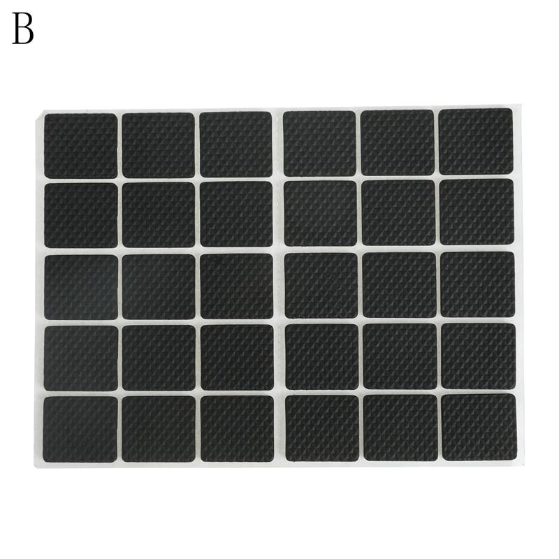 1Set Protecting Furniture Leg Feet Tpr Rubber Pads Felt Pads Anti Slip