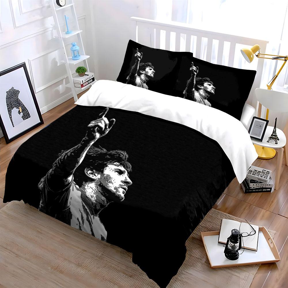 Raised hand and portrait. Bedding sets Duvet cover sets Duvet covers Pillowcases(1 * Duvet Cover 2 * Pillowcases, without duvet insert)