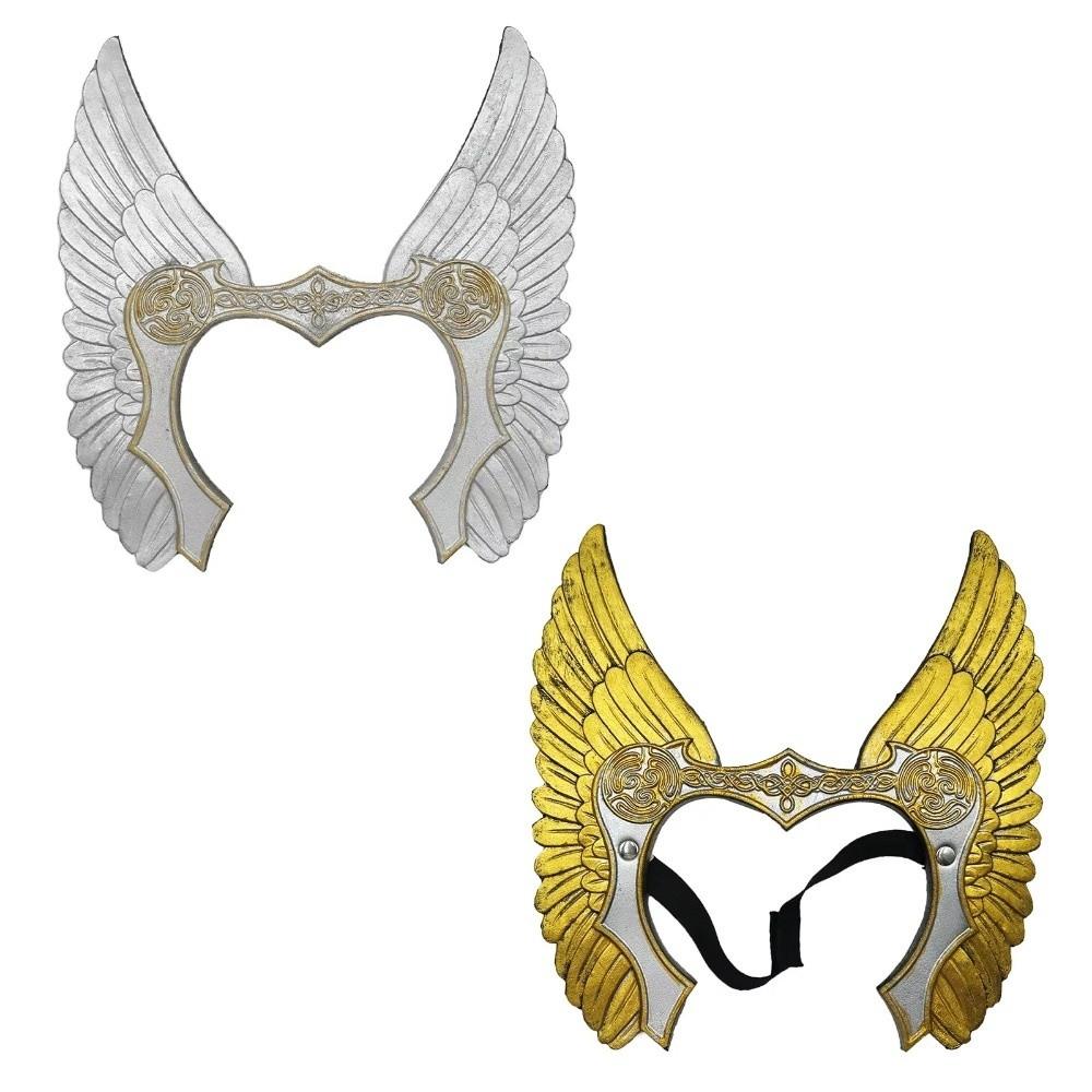 Antique Wing Medieval Headpiece Antique Warriour Masks Witch Cosplay Masks Halloween Party