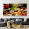 Vegetable Bread Fruit Kitchen Canvas Painting Posters and Prints Wall Art Pictures Cuadros Restaurant Home Decor No Frame