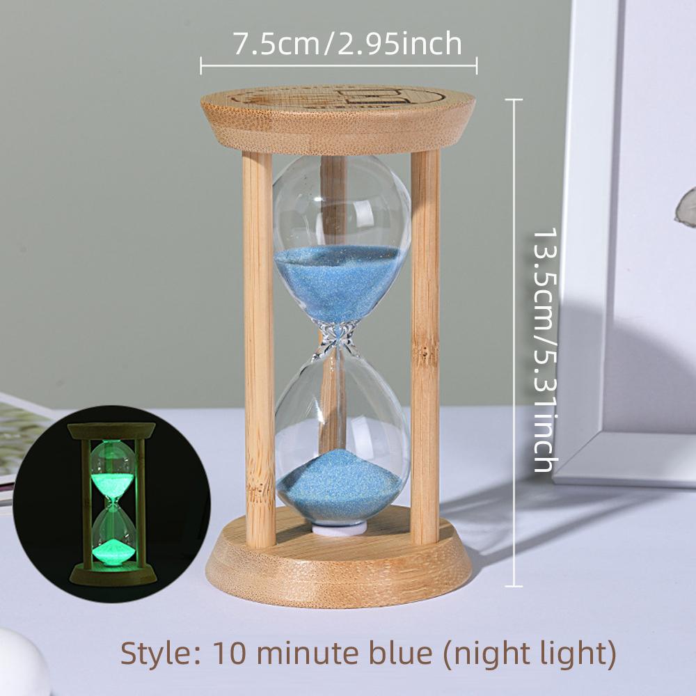 1PCS 3/5/10/15/30 Minutes Wooden Hourglass Timer Home Living Room Desktop Decoration Children Birthday Gift Portable Sand Clock2