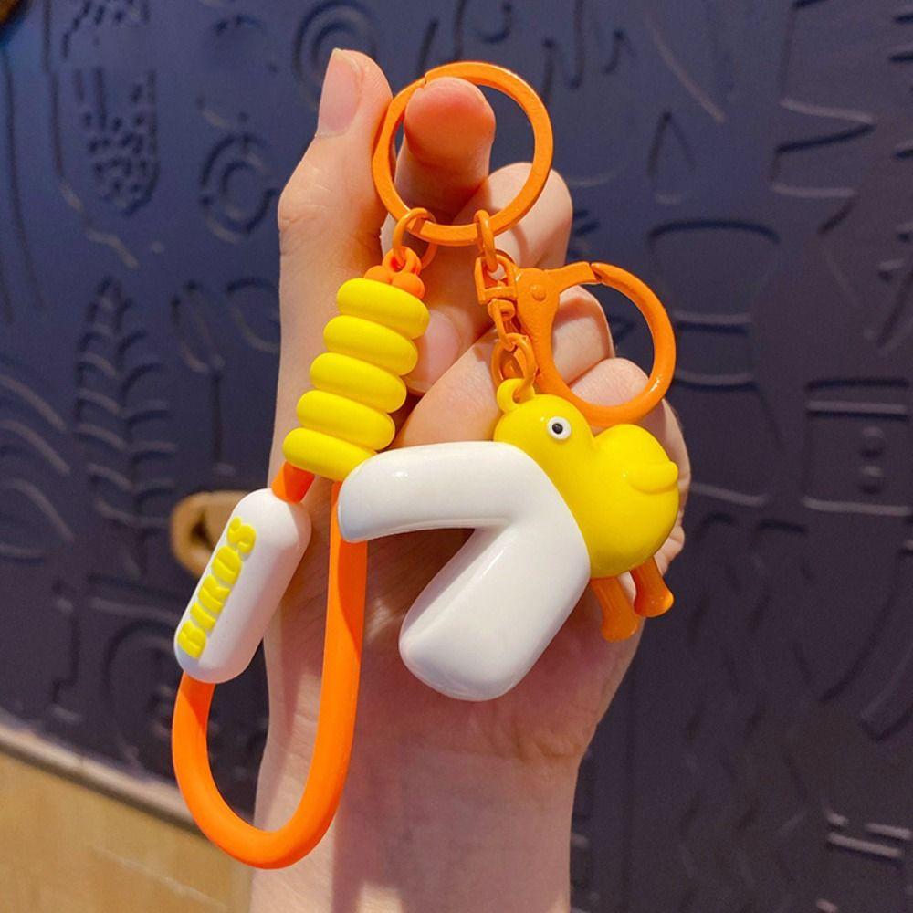 Cute Cartoon Keychain Creative Dolls Pendant Fashion Toucan Key Chain  Kids