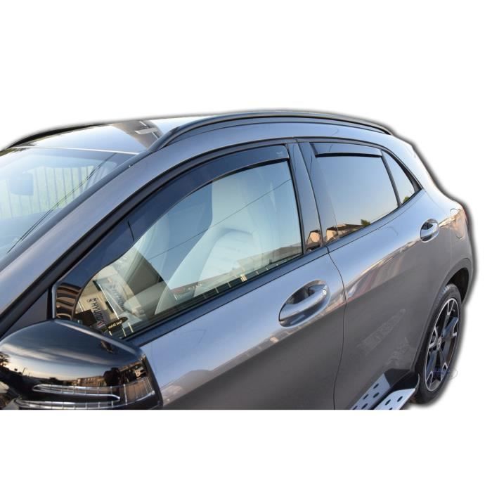 Déflecteurs d'air - J&J AUTOMOTIVE - Heko - Fumé - Pour Mercedes GLA X156 2013-2020 - Installation facile