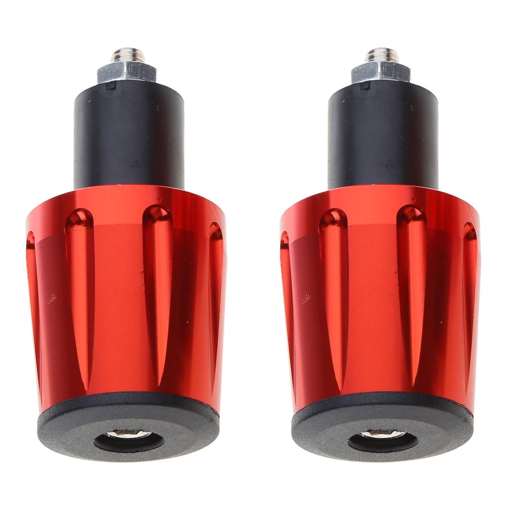 1 пара ручек для руля мотоцикла, заглушки, универсальные алюминиевые наконечники руля 7/8", 22 мм, наконечники руля мотоцикла