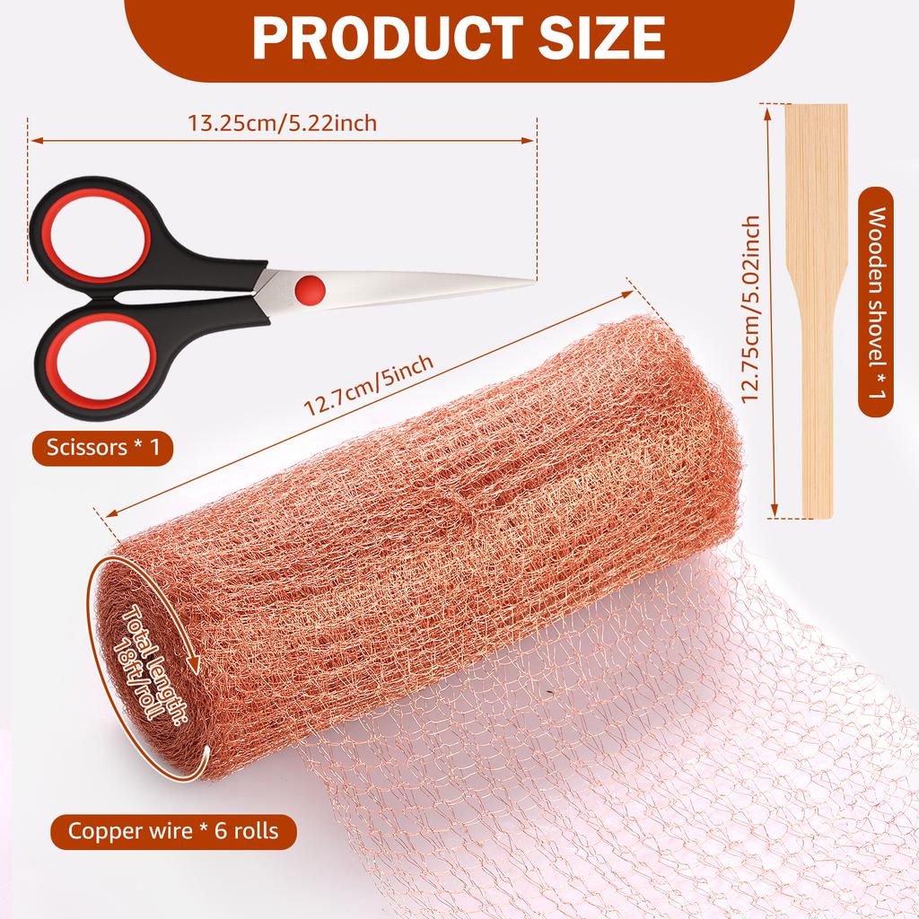 Медная сетка против вредителей Сетка из медной проволоки против улиток Сетка для защиты от сигналов Сетка из медной проволоки для грызунов Проволока для защиты растений Садовые принадлежности