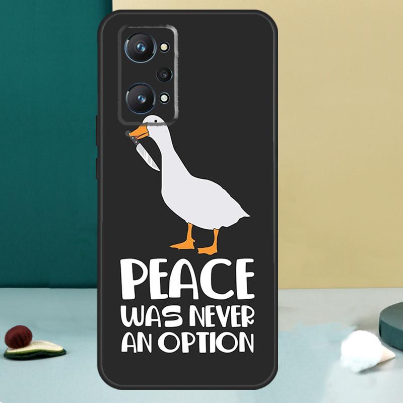 Мультяшная Милая Гусь Игра Для Realme 11 10 12 13 14 Pro Plus GT 7 6 5 Pro GT 6T C67 C61 C53 C51 C21Y C25S C75 C55 Чехол