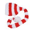 Baby Christmas Knit Hat Long Tail Shape Children Santa Hat for Baby Photography Props