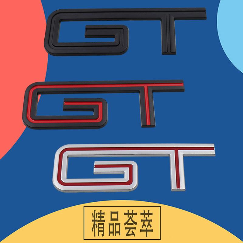 3D Стайлинг автомобиля Логотип GT для Бокового крыла автомобиля Багажник Шильдик Наклейка Эмблема Значок Стикер