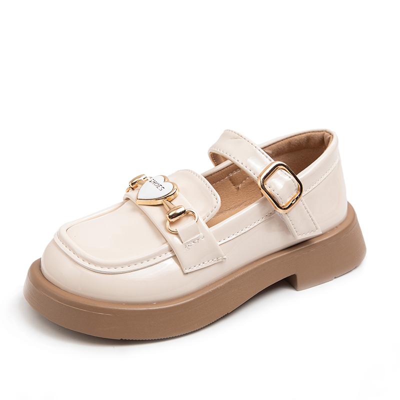 Обувь из кожи для девочек на вечеринку, свадьбу, черные туфли для выступлений, модные детские туфли принцессы Мэри Джейн на толстой подошве