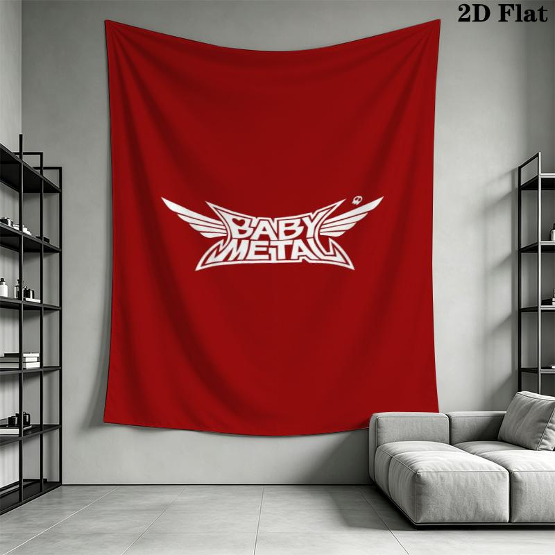 Настенный гобелен Babymetal Эстетичное настенное панно Печатная ткань Одеяло Декоративные гобелены для спальни гостиной Домашний декор