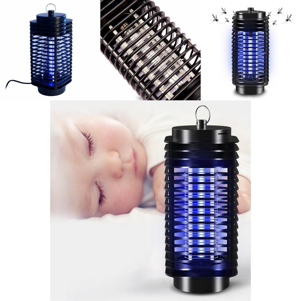 Электрическая ловушка для комаров и насекомых 110 В/220 В с лампой-ловушкой для использования в помещении и на открытом воздухе