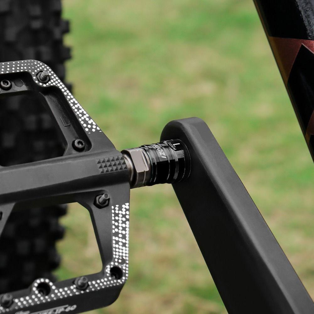 1 Pair 9/16 Bike Pedal Axle Extenders 20MM Bike Pedals Adapters Spacers Road Bicycle