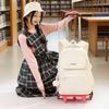 Школьный рюкзак на колесиках для девочек, школьная сумка-тележка с колесами, рюкзак на колесах для учеников, детская сумка для книг, катящиеся рюкзаки