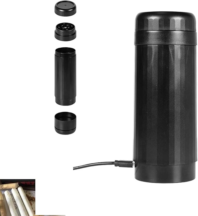 Swifty Roll-The Swifty Cylinder, Automatic Swifty Roller, Swifty Cylinder Roller,2in1 Swifty Roll Grinder and Cone Filler,Electric Rolling Machine