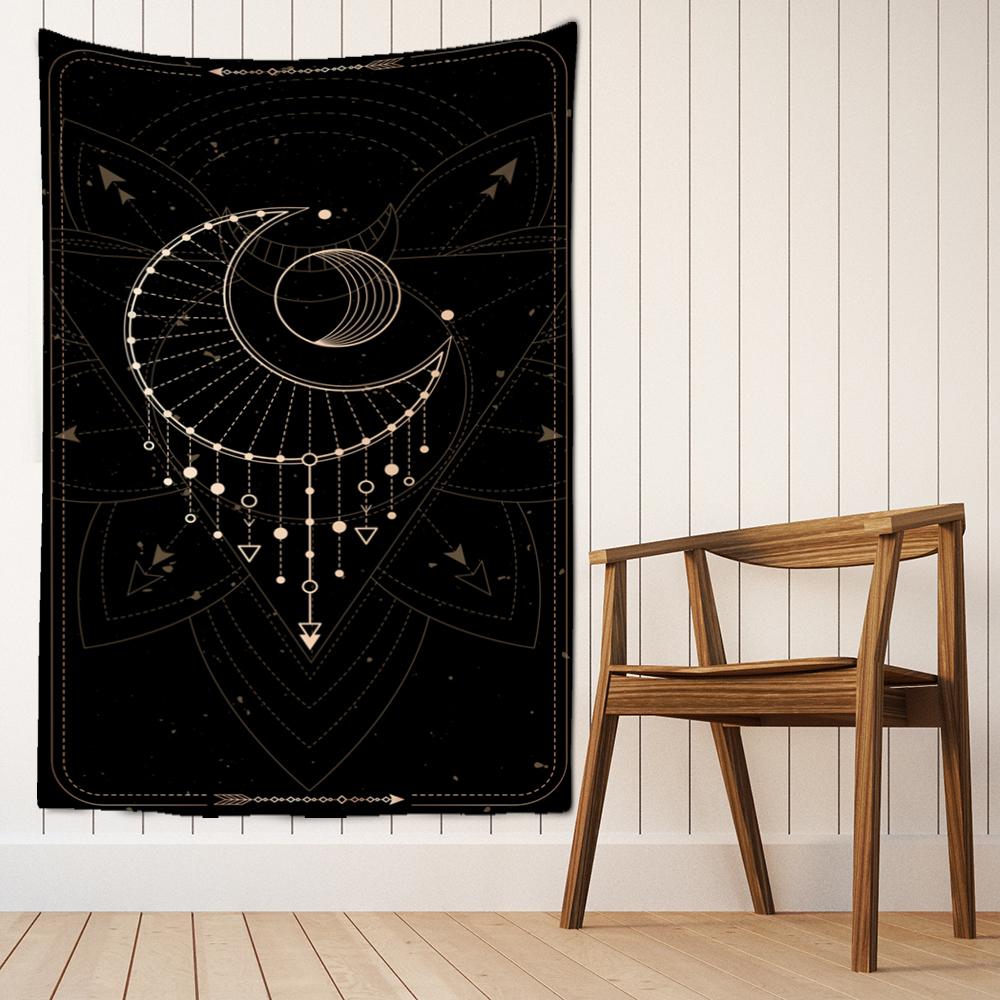 Карты Таро гобелен настенный узор Солнца и Луны Мандала богемный психоделический колдовство хиппи домашний декор