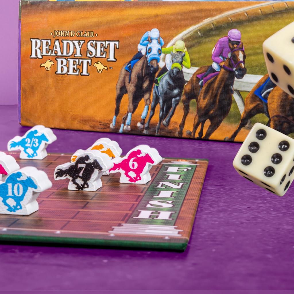 Alderac Entertainment Group Ready Set Bet Alderac Entertainment Group Horse Racing Betting Board Ages AEG7127 (AEG) - Game, 14+, 2-9 Players, 45-60