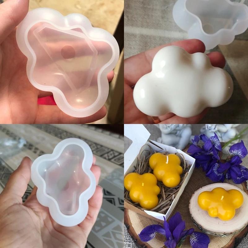 3D Куб Силиконовая Форма для Свечей Сделай Сам Кристальная Эпоксидная Форма Маленький Круглый Шар Формы для Мыла Инструмент для Изготовления Свечей Декор для Рукоделия