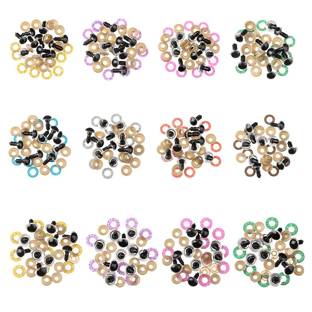 with Washer Plastic Dolls DIY Tools Eyes Crafts Puppet Crystal Eye Bear Animal Accessories