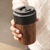 Wood Grain Thermo Cafe Thermos Mug for Tea Water Coffee Leak-Proof Travel Thermo Cup Stainless Steel Coffee Mug