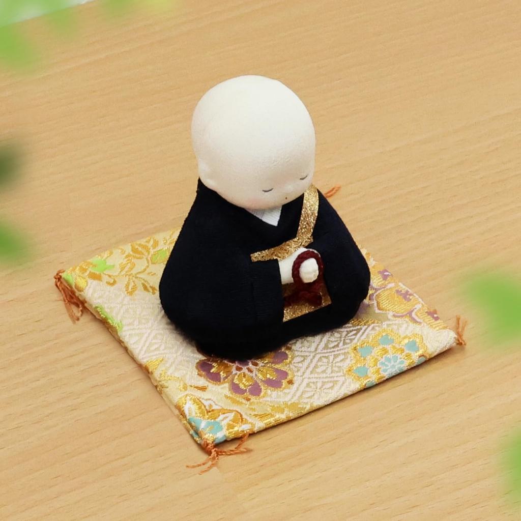 Osaka Choseido Obon Decorations, Compact Chirimen Monk and Spirit Horse Designs, Mini Incense Sticks, Cucumber, Eggplant, and Ground Cherry, Perfect