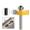 6mm 1/4inch Shank T Slot Router Bit Bit with Bearing Wood Slotting Milling Cutter T Type Rabbeting Woodwork Tools for Wood