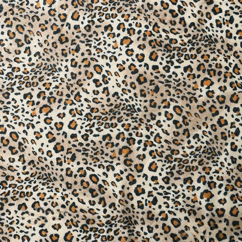 100x150см Золотой бархат Ткань с животным принтом Тигр Леопард Зебра Принт Ткань для дивана игрушек Ткань для сценической одежды