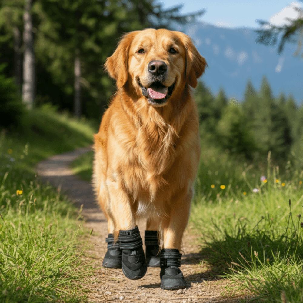 Adjustable Waterproof Dog Boots Comfortable Dog Foot Cover Dog Paw Protector  Rainy Days