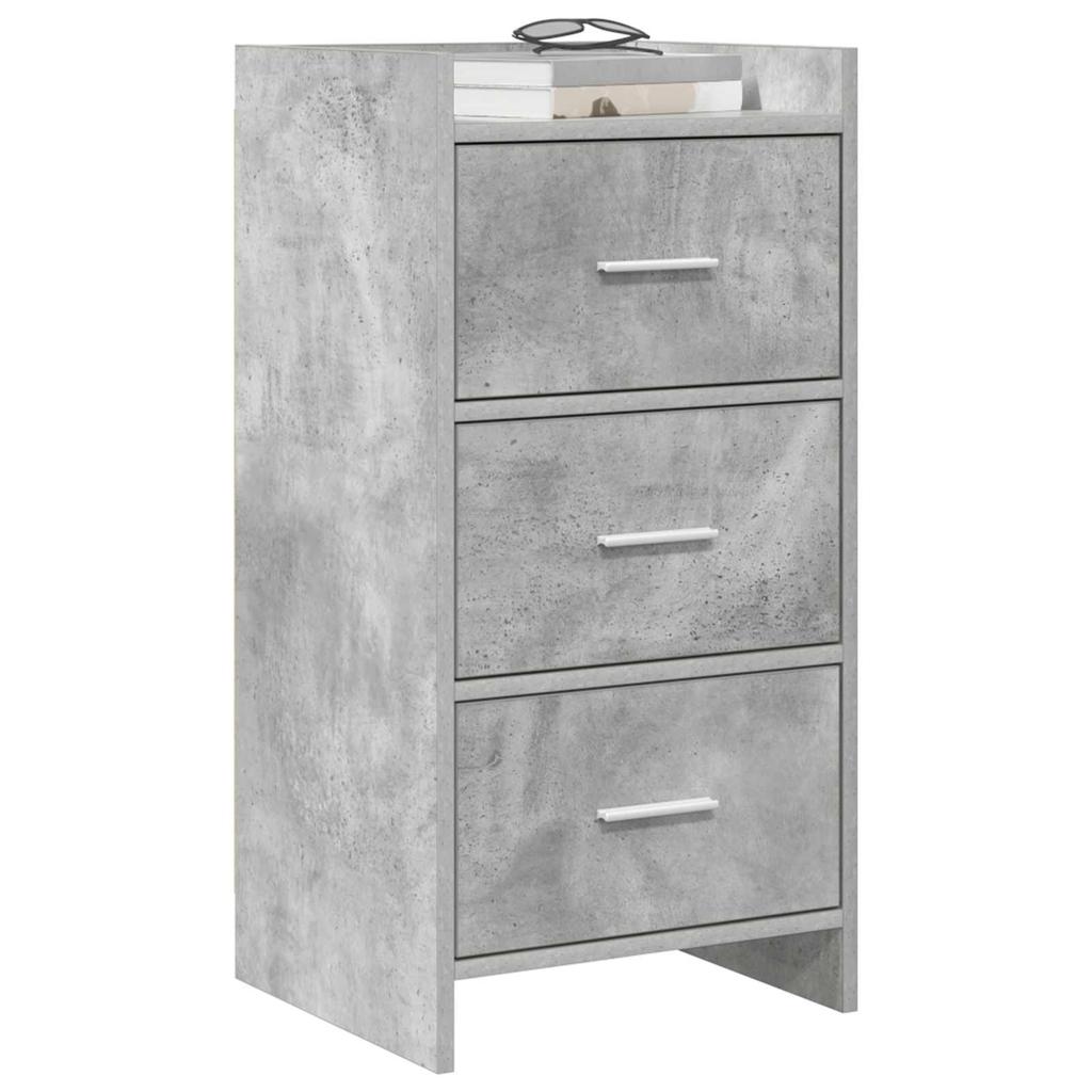 Sideboard Concrete Gray 40 x 36 x 80 cm Engineered Wood