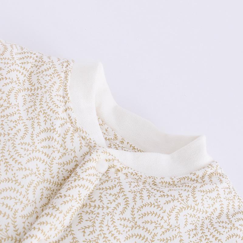 Осенне-зимний стеганый хлопковый детский ромпер - Теплый наряд для новорожденного на прогулку