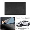 Auto Anti-UV For TESLA MODEL Y 2023-2026 Car Suede Fabric Electrostatic Adsorption Sunroof Sunshade Heat Insulation Skylight