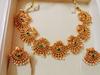Болливудские позолоченные традиционные южноиндийские храмовые свадебные украшения/комплект украшений