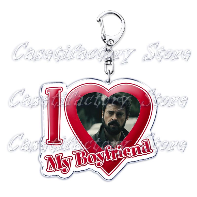 Горячий сериал Пацаны I Love My Boyfriend Брелок Брелки Хоумлендер Билли Бутчер Кольцо для Сумки Подвеска Брелок Украшения Подарки для Фанатов