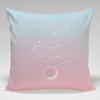 Night Sky Moon Print Bedroom Bedside Tatami Back Pillowcase Small Fresh Pillow Case Student Nap Pillow