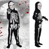 Skull Childrens Print Jumpsuit Horror Theme Skeleton Cos Halloween Set Clothes