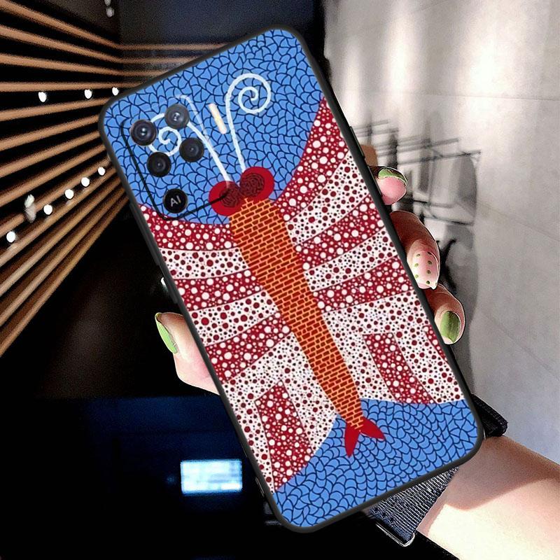 KUSAMA art Чехол Для Oppo A78 A98 A18 A38 A58 A60 A80 A40 A77 A57 A17 A74 A54 A94 A96 A76 A16 A15 A5 Pro