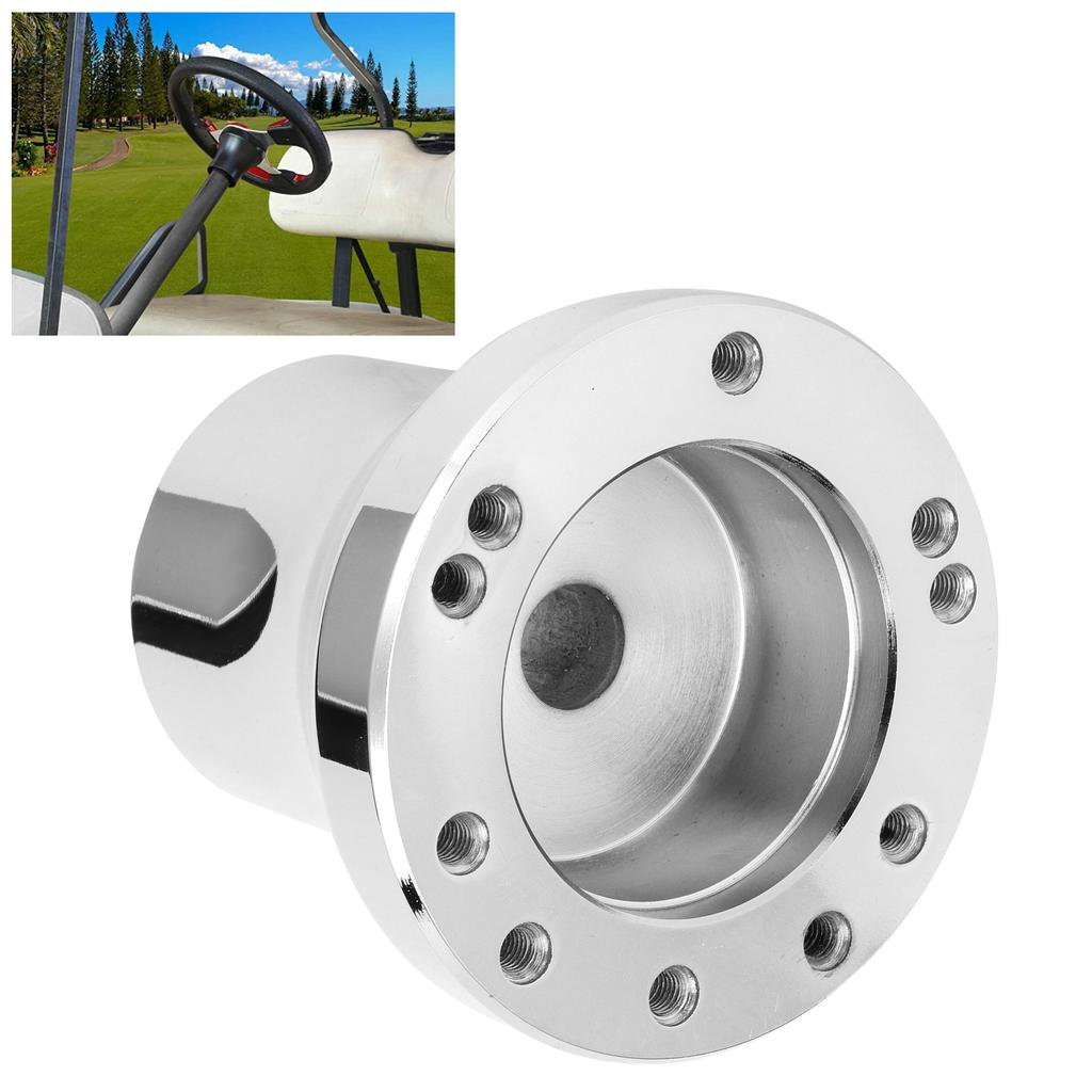 Steering Wheel Hub Adapter Connector 56 Hole Connection Base for Club Car GolfcartSilver